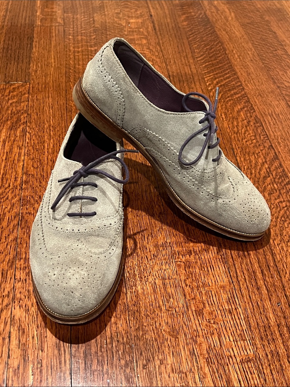 Boden Women’s Suede Wingtip Oxfords